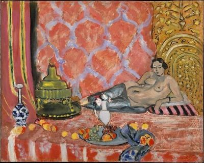art oil painting reproduction of  Henri Matisse Odalisque With Gray Trousers 1927 museum quality handmade