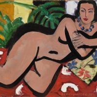 Henri Matisse Reclining Nude With Blue Eyes