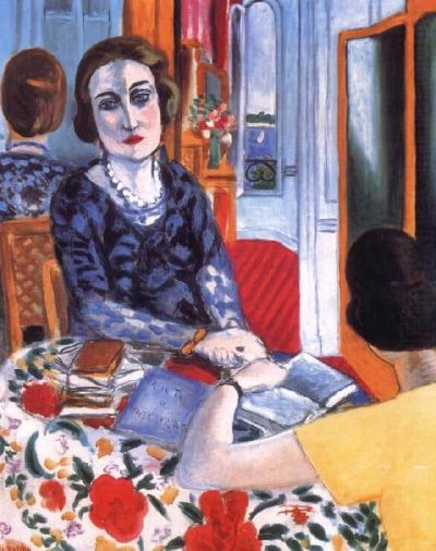 art oil painting reproduction of  Henri Matisse Ritratto Della Baronessa Gourgaud 1924 museum quality handmade
