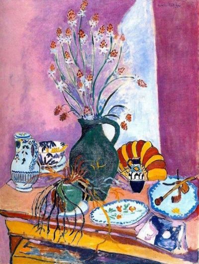 art oil painting reproduction of  Henri Matisse Still Life With Flowers 1907 museum quality handmade