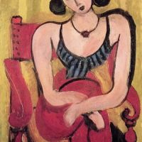 Henri Matisse Woman With Blue Bodice 1935