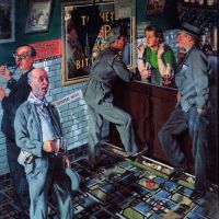 Herbert Edward Badham Bar Scene 1940