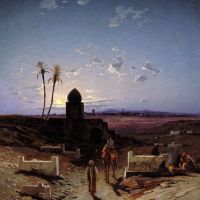 Hermann David Salomon Corrodi Bringing The Camel Home