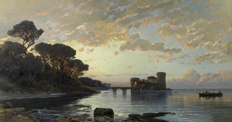 Hermann David Salomon Corrodi Torre Astura Nettuno museum quality