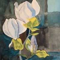 Hermann Hesse Magnolia 1928 Hand Painted Reproduction