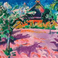 Hermann Max Pechstein Fruhlingsblute Spring Blossom 1919