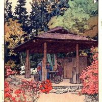 Hiroshi Yoshida Azalea Garden 1936