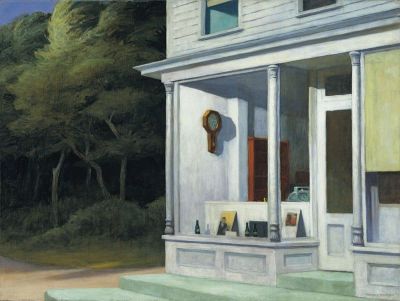 art oil painting reproduction of  Hopper 7am museum quality handmade