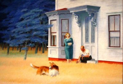art oil painting reproduction of  Hopper Cape Cod Evening museum quality handmade