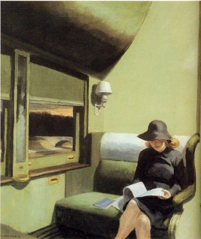 art oil painting reproduction of  Hopper Compartment C Car 193 museum quality handmade