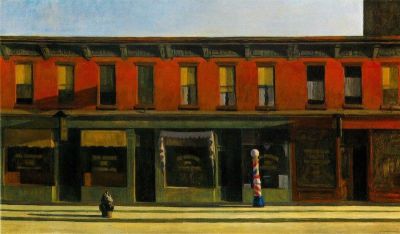 art oil painting reproduction of  Hopper Early Sunday Morning museum quality handmade