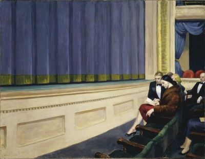 art oil painting reproduction of  Hopper First Row Orchestra museum quality handmade
