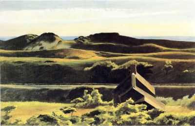 art oil painting reproduction of  Hopper Hills South Truro museum quality handmade