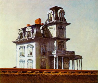 art oil painting reproduction of  Hopper House By The Railroad museum quality handmade