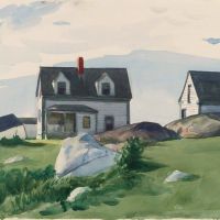 Hopper Houses Of Squam Light 1923