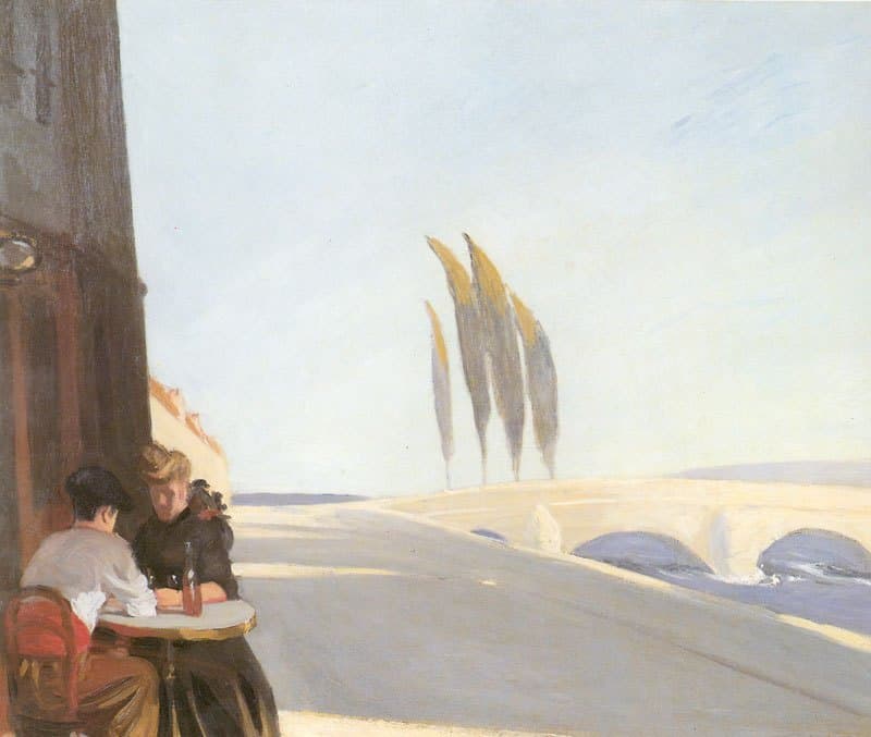Hopper Le Bistro Or Wine Shop 1909 museum quality