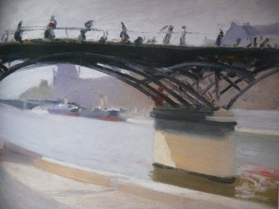 art oil painting reproduction of  Hopper Le Pont Des Arts museum quality handmade