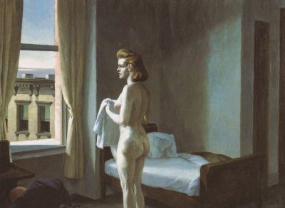 art oil painting reproduction of  Hopper Morning In A City museum quality handmade