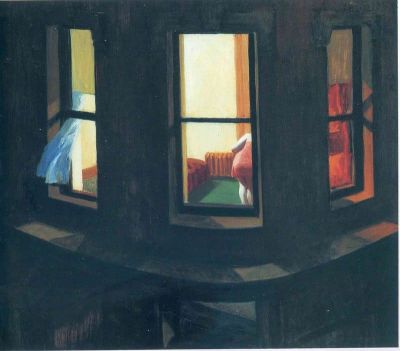 art oil painting reproduction of  Hopper Night Window museum quality handmade