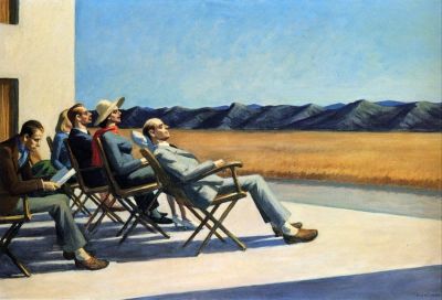 art oil painting reproduction of  Hopper People In The Sun museum quality handmade