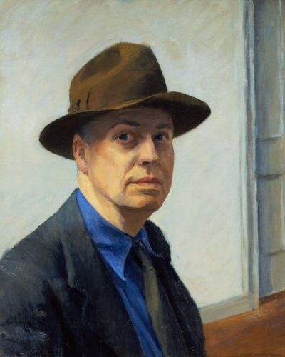 art oil painting reproduction of  Hopper Self Portrait museum quality handmade