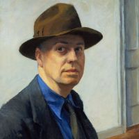 Hopper Self Portrait Hand Painted Reproduction