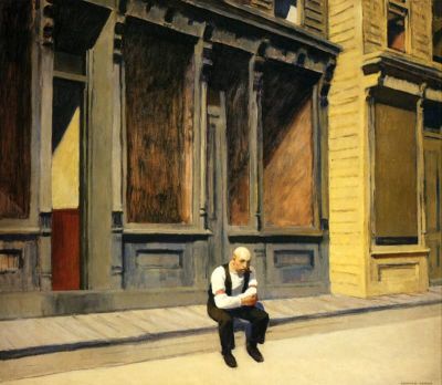 art oil painting reproduction of  Hopper Sunday museum quality handmade
