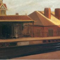 Hopper The El Station Hand Painted Reproduction