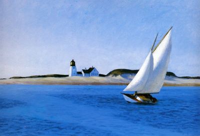 art oil painting reproduction of  Hopper The Long Leg museum quality handmade