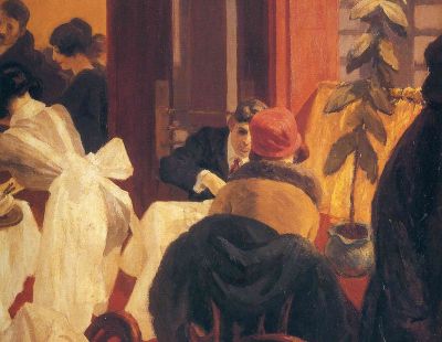 art oil painting reproduction of  Hopper The New-york Restaurant museum quality handmade