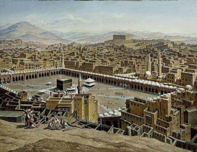 art oil painting reproduction of  Hubert Sattler Mekka 1897 museum quality handmade