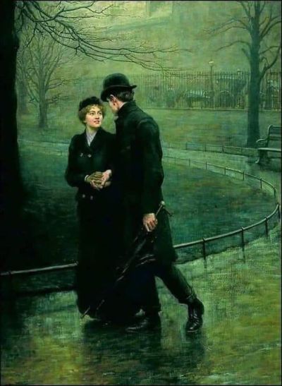 art oil painting reproduction of  Hugh Goldwin Riviere The Garden Of Eden museum quality handmade