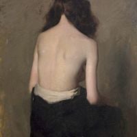 Hugh Ramsay Seated Girl C. 1894-1906 Hand Painted Reproduction