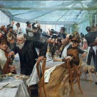 Hugo Birger Lunch At Restaurant Ledoyen