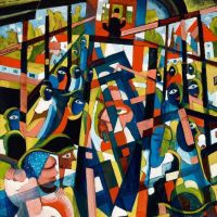 Hugo Scheiber On The Tram 1926