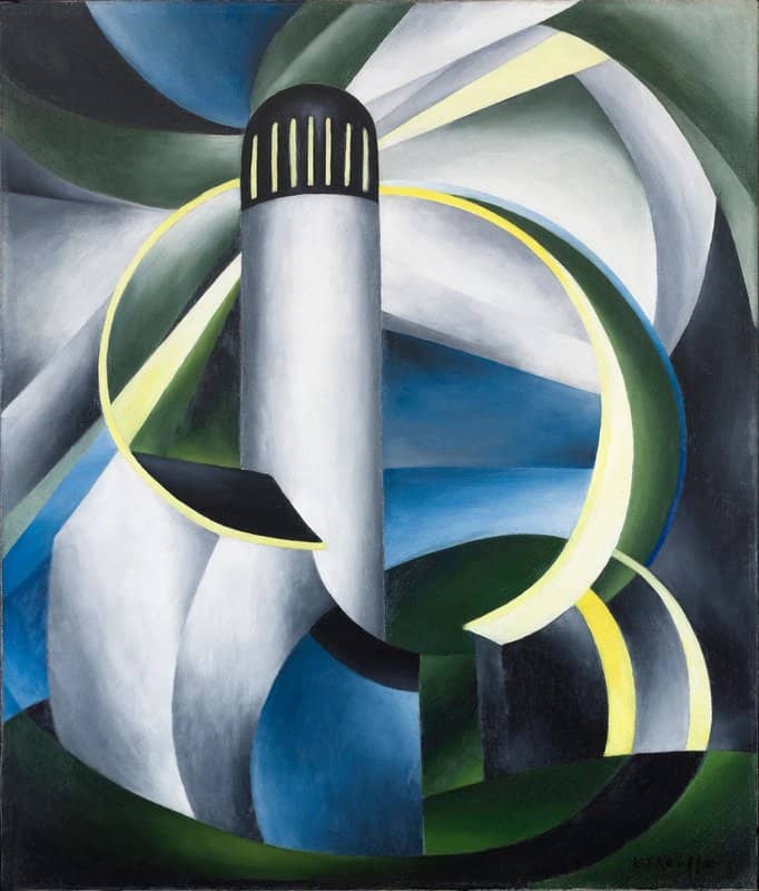 Ida O Keeffe Variation On A Lighthouse Theme Iv museum quality