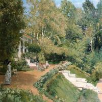 Ilya Repin Summer Day In Abramtsevo 1880