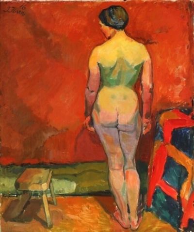 art oil painting reproduction of  Immanuel Ibsen Model From The Back museum quality handmade