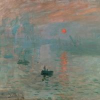 Monet, Impression Sunrise By Claude Monet artwork on canvas
