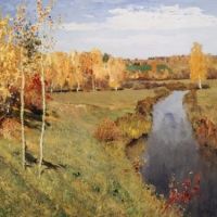 Isaac Levitan Golden Autumn 1895