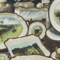 Issy Wood artwork on canvas