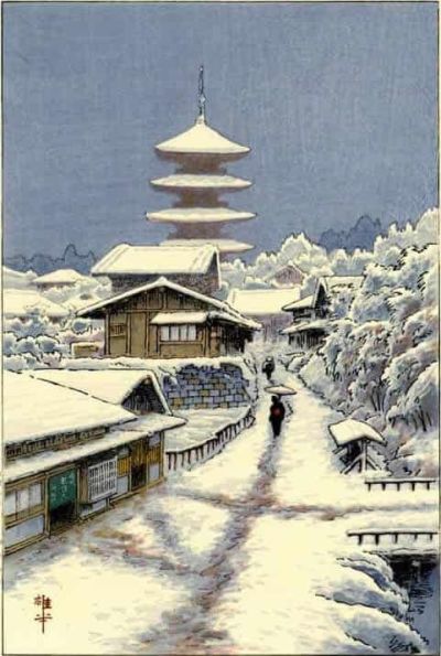 art oil painting reproduction of  Ito Yuhan Tennoji Yanaka Tokyo C.1935 No Borders museum quality handmade