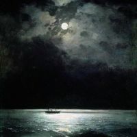 Ivan Aivazovsky Black Sea At Night - 1879