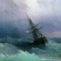 Ivan Aivazovsky Storm Hand Painted Reproduction