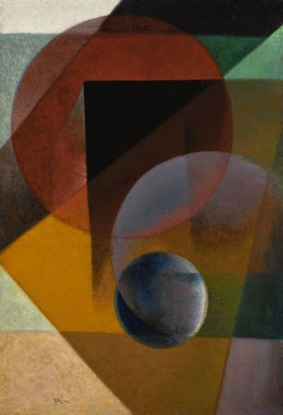 art oil painting reproduction of  Ivan Kliun Spherical Suprematism 1920 museum quality handmade