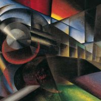 Ivo Pannaggi Speeding Train 1922