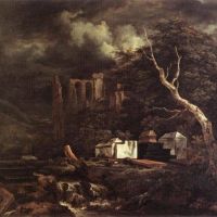 Jacob Isaacksz Van Ruisdael The Jewish Cemetery