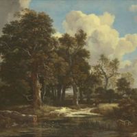Jacob Van Ruisdael Or E De For T Avec Un Champ De C R Ales 1656