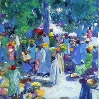 Jacques Majorelle Sudanese Market Bamako - 1945