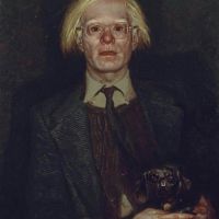 Jamie Wyeth Portrait Of Andy Warhol 1976 Hand Painted Reproduction